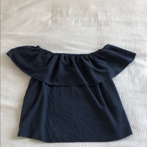 Off the shoulder ruffle top